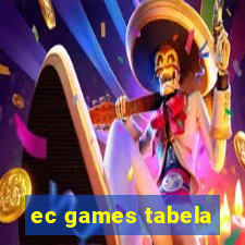 ec games tabela